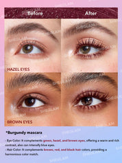 SHEGLAM All-In-One Volume & Length Mascara-Waterproof Brugundy