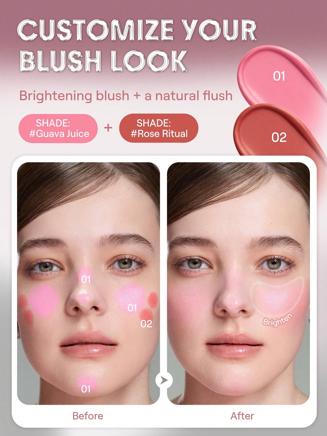 SHEGLAM Buttery Bliss Blush Stick-Guava Juice