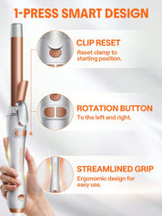 SHEGLAM It-Curl Rotating Curling Iron - UK Plug
