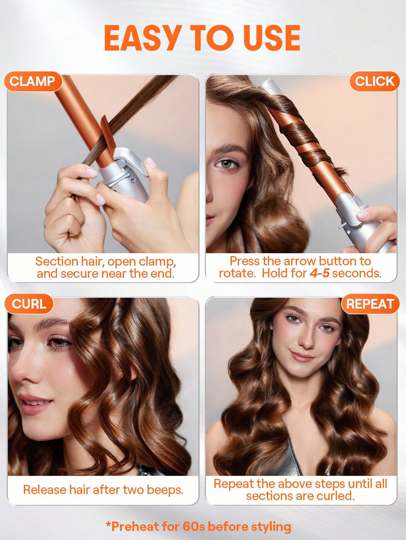 SHEGLAM It-Curl Rotating Curling Iron - UK Plug