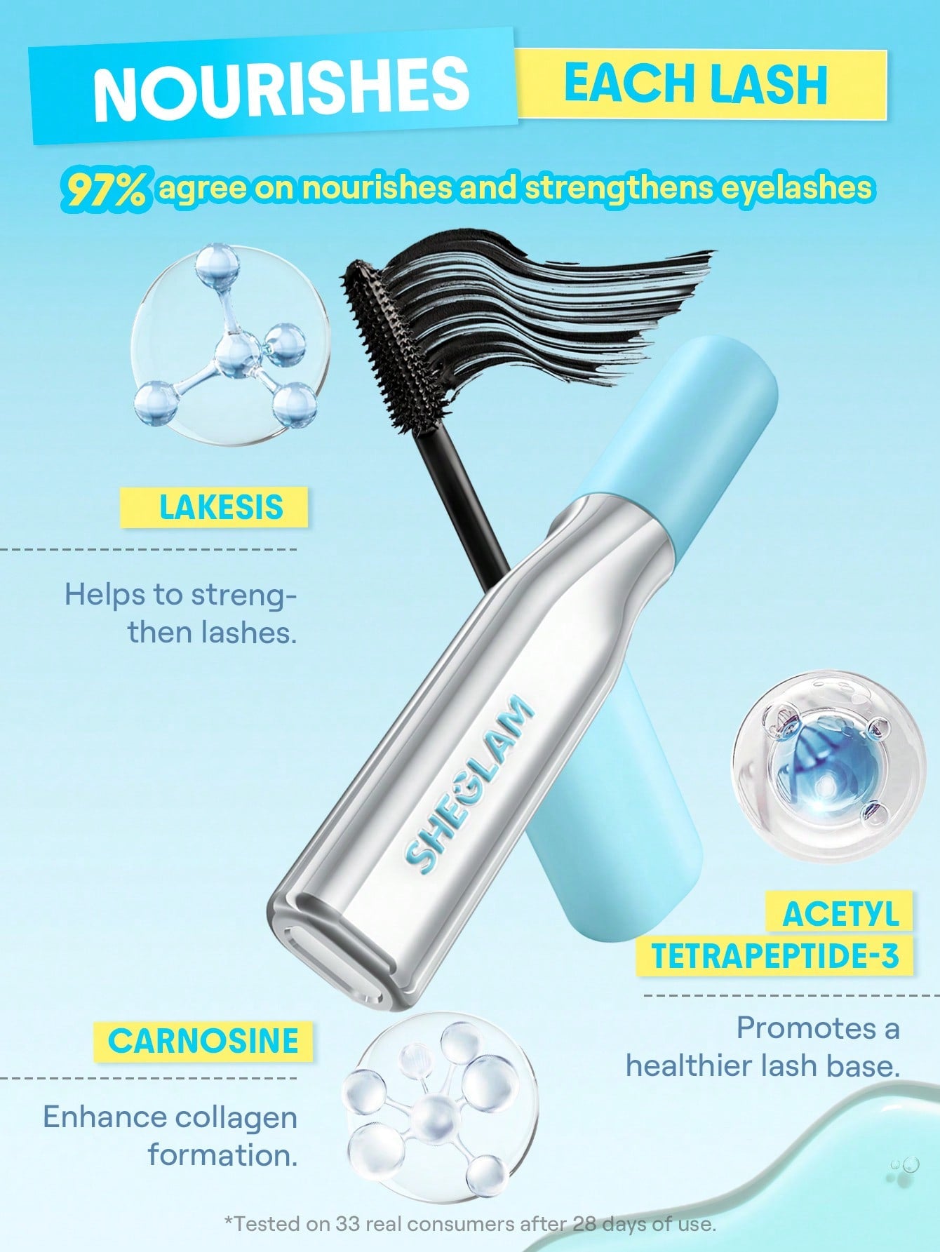 SHEGLAM Lashlighter Infinite Tubing Mascara - Black