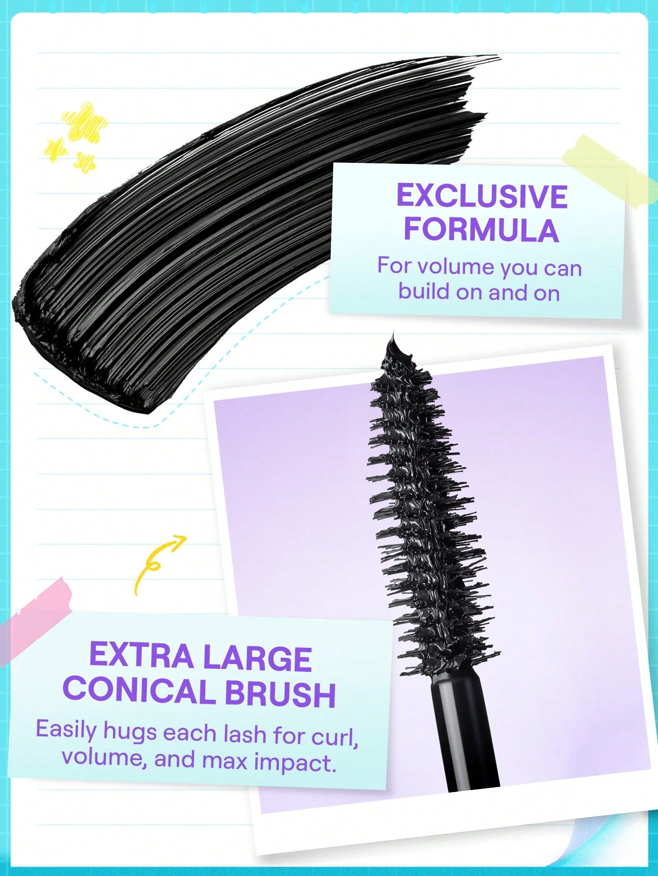 SHEGLAM Lashlighter Mega Boost Mascara - Black