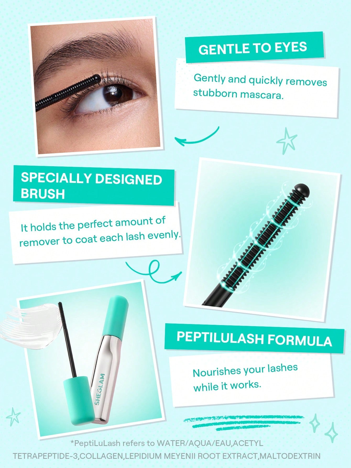 SHEGLAM Lashlighter EZ Remove Lash Treatment - Black