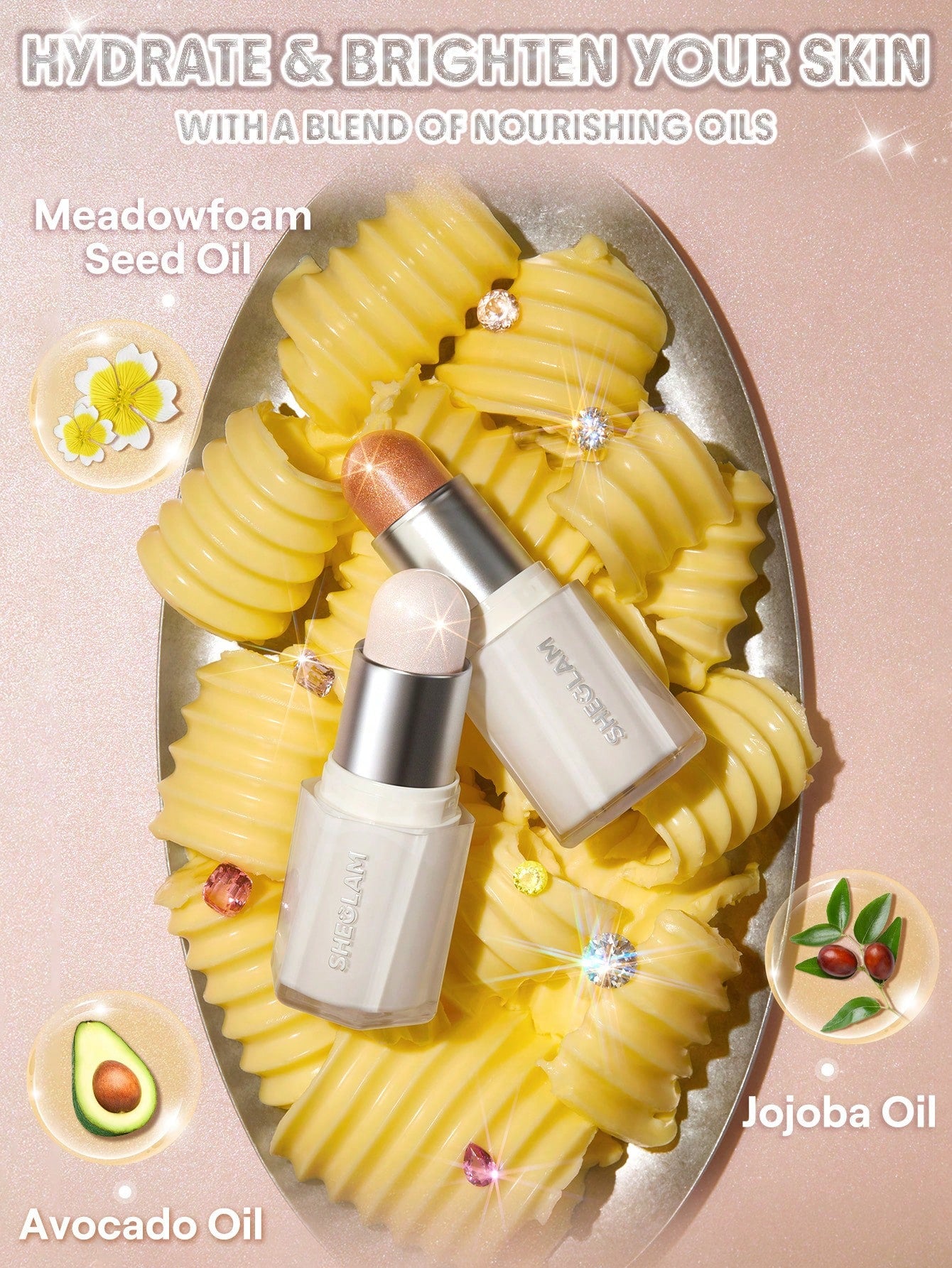 SHEGLAM Buttery Bling Highlight Stick-Pie Crust