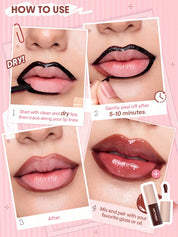 SHEGLAM Fall In Line Peel Off Lip Liner Stain-Cherry Bark