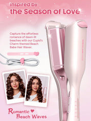 SHEGLAM Cupid's Charm Beach Babe Hair Waver-25mm UK Plug
