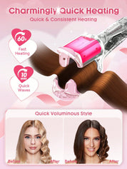 SHEGLAM Cupid's Charm Beach Babe Hair Waver-25mm UK Plug