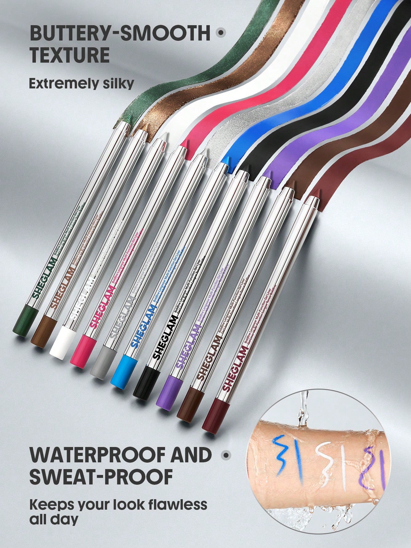 SHEGLAM Boldline Longwear Multi-Function Gel Liner-Chocolate