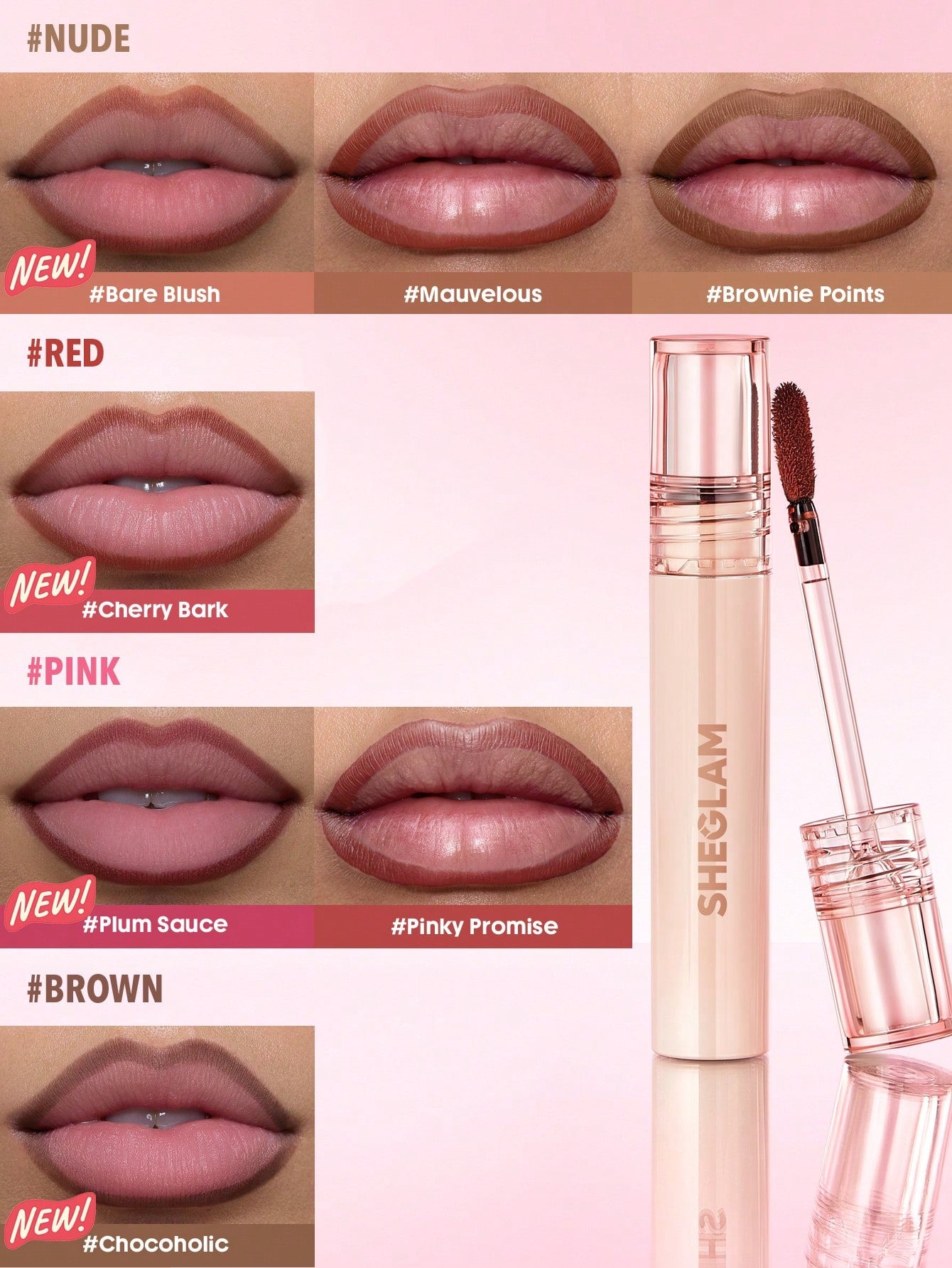 SHEGLAM Fall In Line Peel Off Lip Liner Stain-Chocoholic