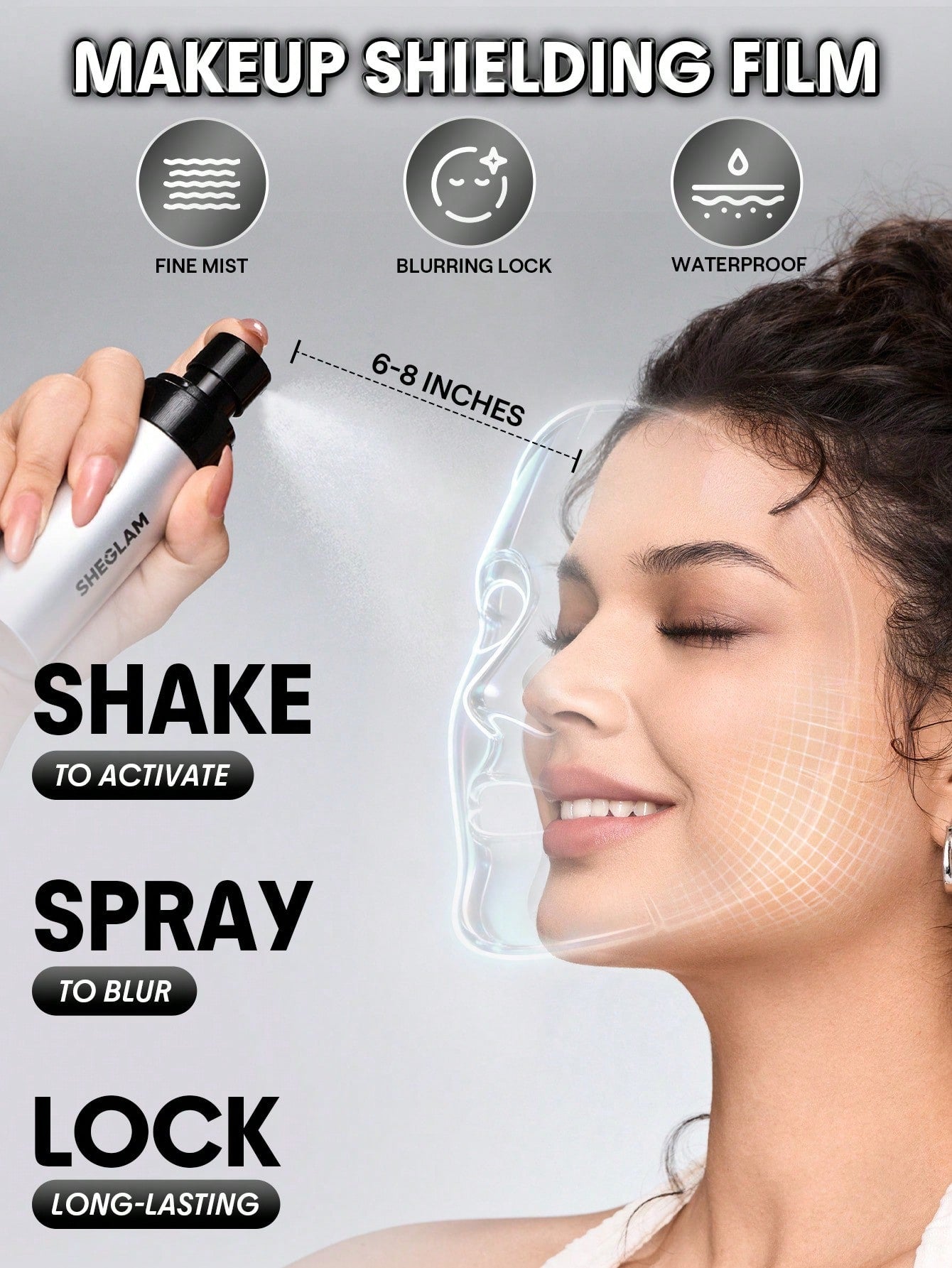 SHEGLAM Camera On Blurring Waterproof Setting Spray
