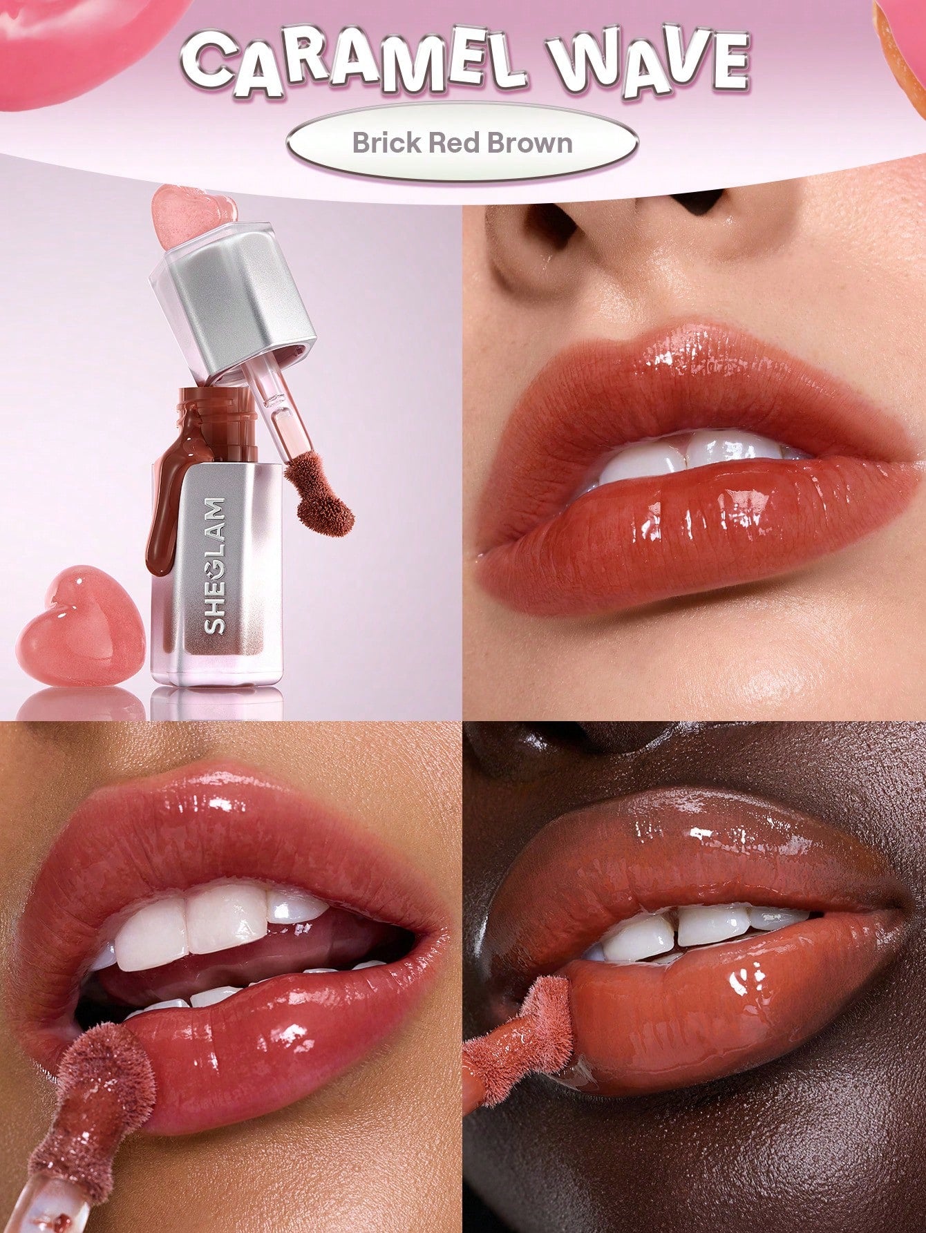 SHEGLAM Glass Lock Air Gloss-Caramel Wave