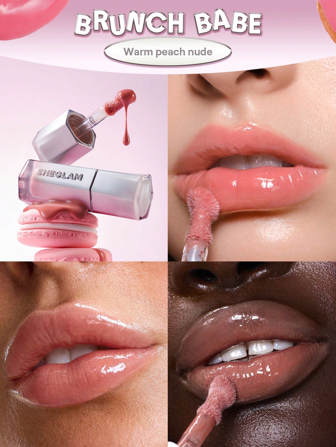 SHEGLAM Glass Lock Air Gloss-Brunch Babe