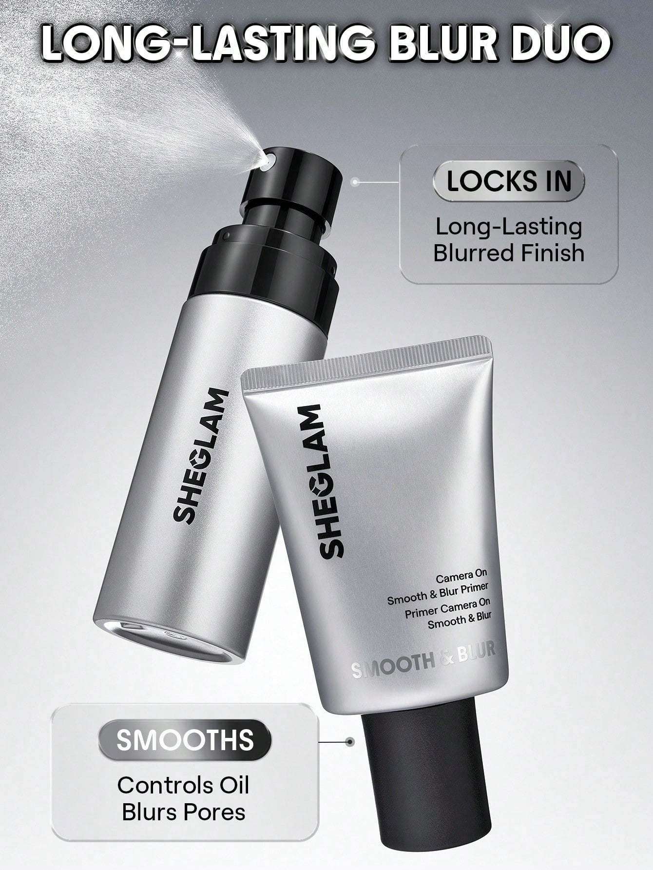 SHEGLAM Camera On Blurring Waterproof Setting Spray