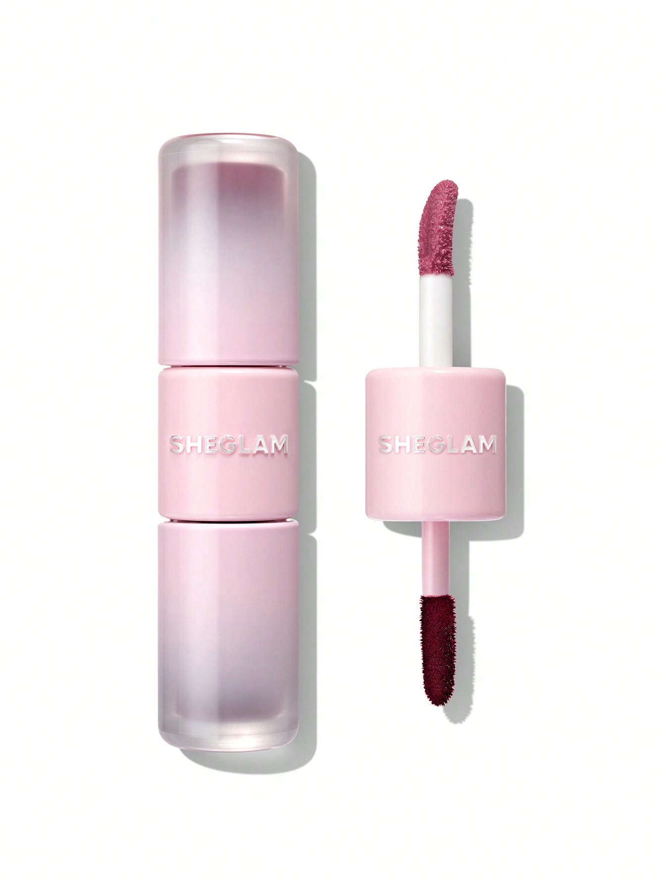 SHEGLAM Line To Shine Peel-Off Lip Stain & Gloss Duo-311 Berry Milkshake