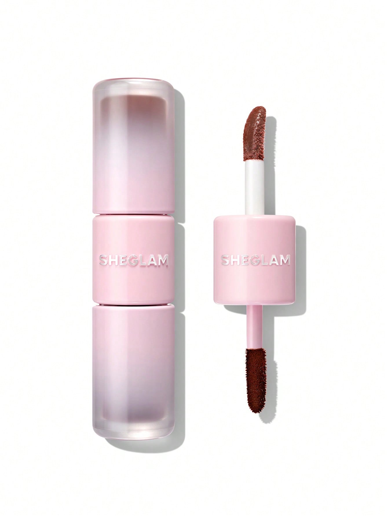 SHEGLAM Line To Shine Peel-Off Lip Stain & Gloss Duo-511 Toasted Almond