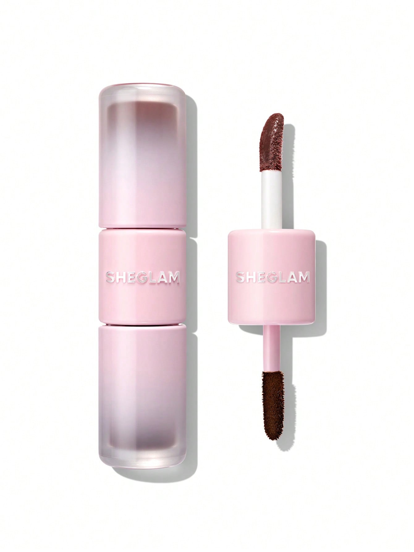 SHEGLAM Line To Shine Peel-Off Lip Stain & Gloss Duo-513 Lava Cake