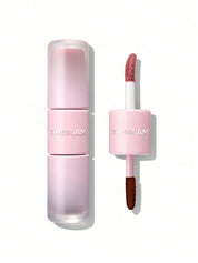 SHEGLAM Line To Shine Peel-Off Lip Stain & Gloss Duo-113 Rose Latte