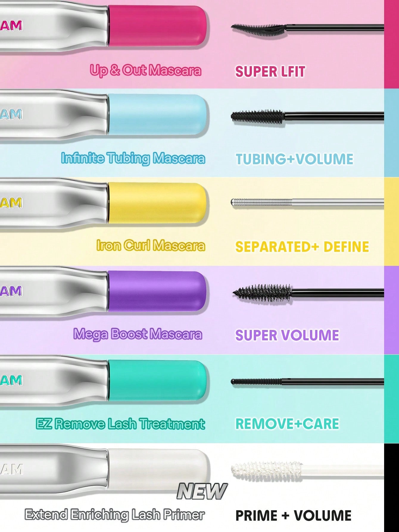 SHEGLAM Lashlighter Extend Enriching Lash Primer- White