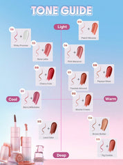 SHEGLAM Line To Shine Peel-Off Lip Stain & Gloss Duo-512 Mocha Cream