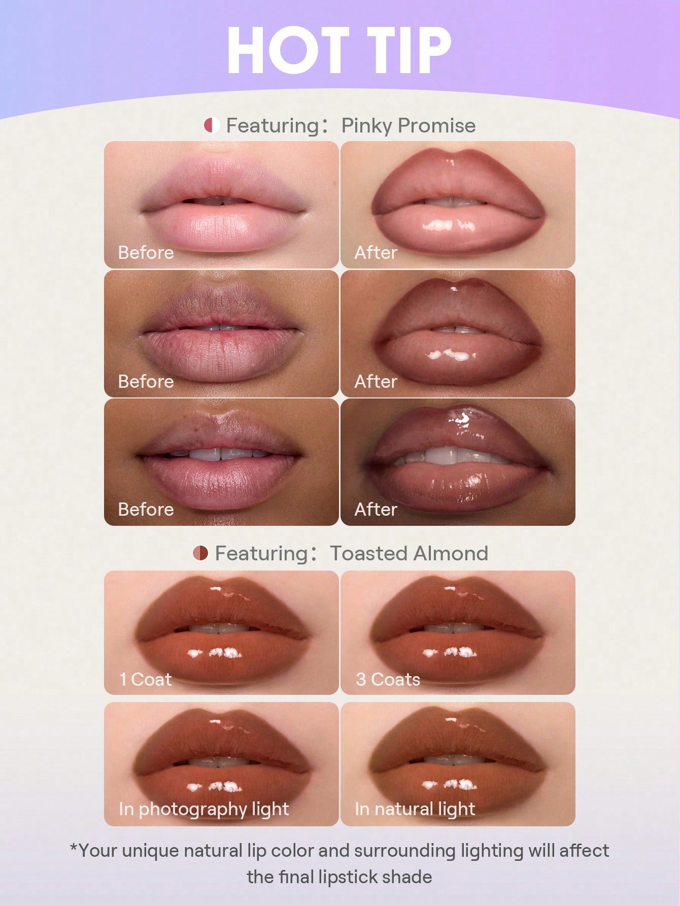 SHEGLAM Line To Shine Peel-Off Lip Stain & Gloss Duo-512 Mocha Cream