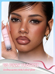 SHEGLAM Line To Shine Peel-Off Lip Stain & Gloss Duo-110 Pinky Promise