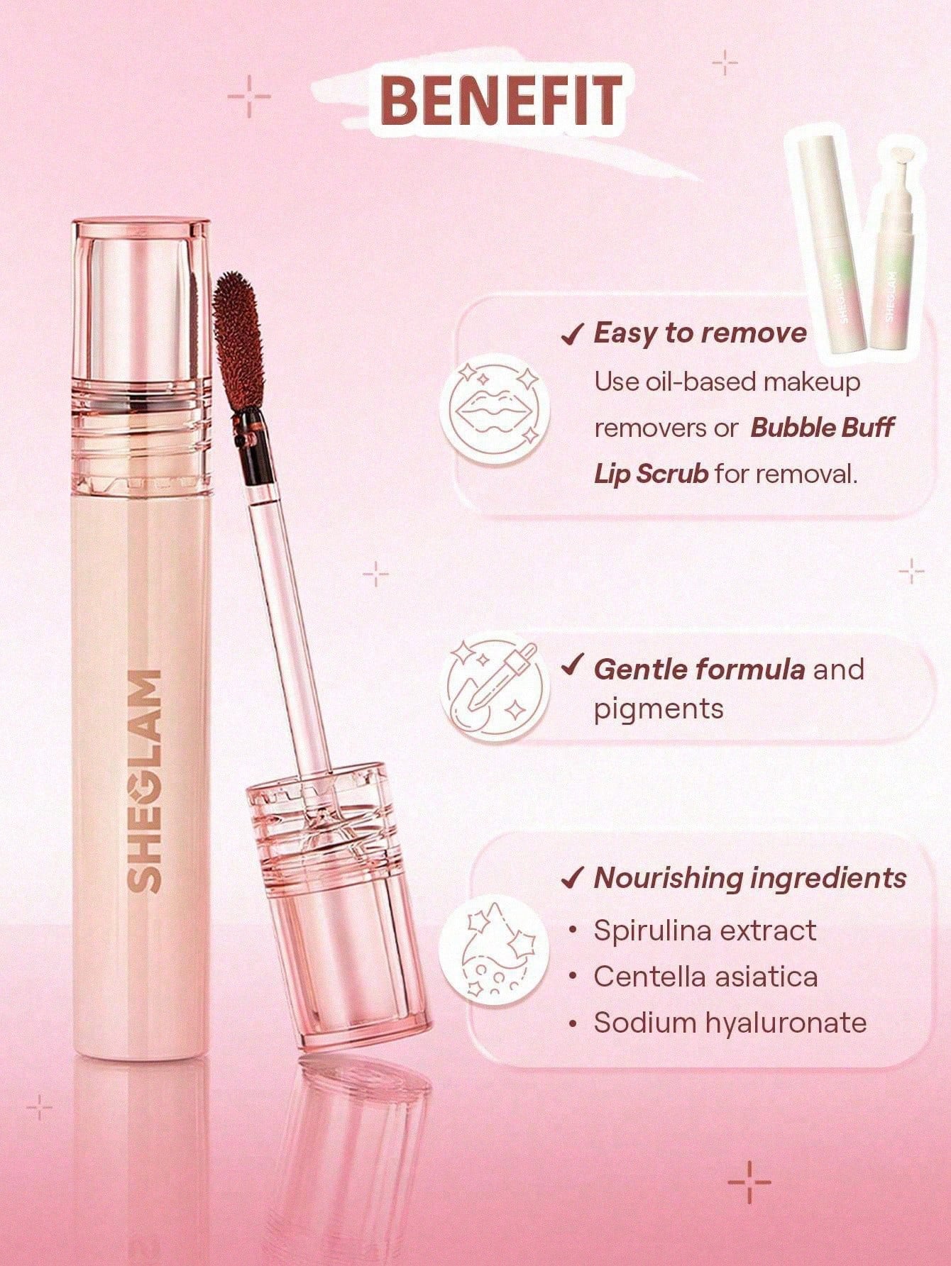 SHEGLAM Fall In Line Peel Off Lip Liner Stain-Pinky Promise