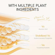LAIKOU Vitamin C Skin Care Set, 6 Pcs Skincare Kit for Women, with Vitamin C Serum for Face Toner Eye Cream Face Cream Cleanser Sunscreen, Skin Care Gift Set for Women Teenage Girls Mom Daughter