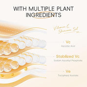 LAIKOU Vitamin C Skin Care Set, 6 Pcs Skincare Kit for Women, with Vitamin C Serum for Face Toner Eye Cream Face Cream Cleanser Sunscreen, Skin Care Gift Set for Women Teenage Girls Mom Daughter