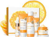 LAIKOU Vitamin C Skin Care Set, 5 Pcs Skincare Kit