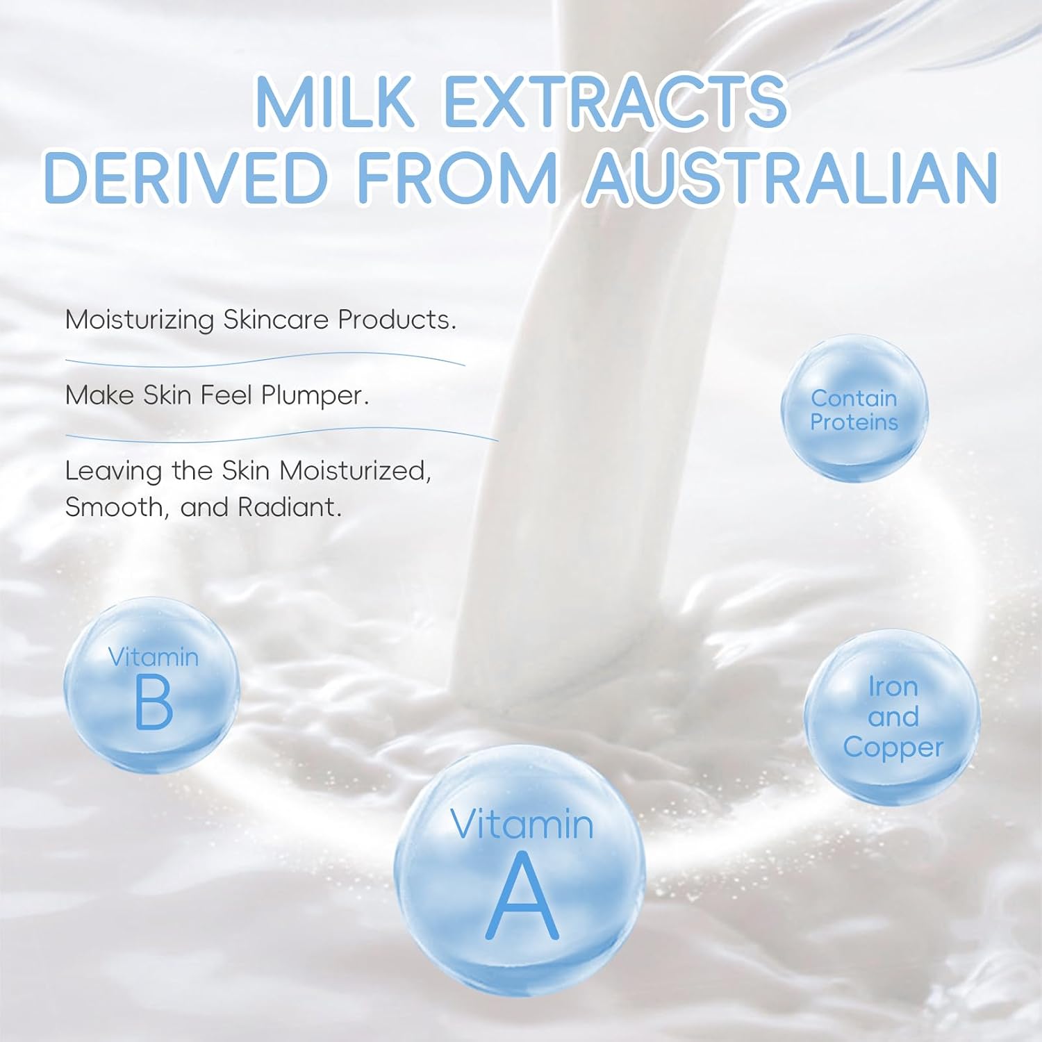 LAIKOU Milk Beauty Gift Sets for Teenage Girls with Cleanser, Cream, Toner, Eye Cream, Serum, Facial Kits for Women Wife Mom, Deep Hydrating Smoothing 5pcs