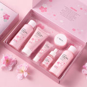 LAIKOU Sakura Skincare Set - 6 PCS Hydrating and Revitalizing Skincare Gift Set for Women, Teens, Moms & Daughters - Deep Cleansing, Anti-Aging, Nourishing, Even Skin Tone Treatment