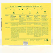 LAIKOU Yuzu Radiance Skincare Set - 5-Piece Skin Care Kit for Men & Women, Includes Cleanser, Toner, Serum, Eye Cream, and Moisturizer for Glowing Skin